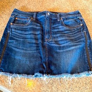 BNWOT American Eagle Hi-Rise Denim Skirt 14 Long